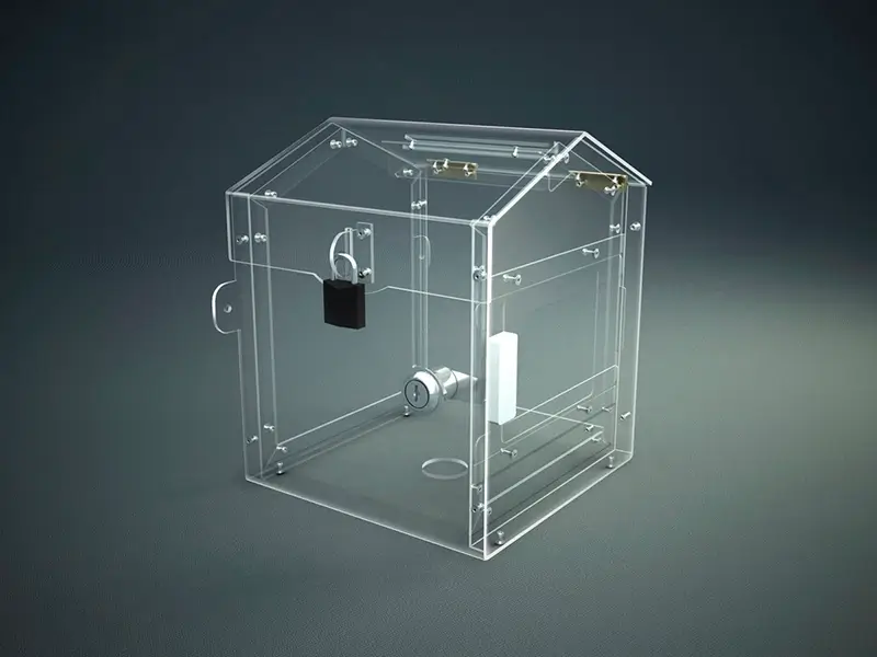 Donation box for animal supplies